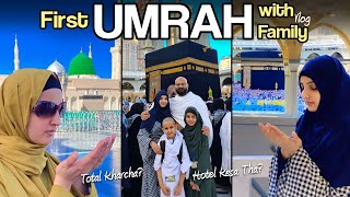 First Umrah Family Vlog - Total Kharcha, Sasta Hotel, Makkah & Madinah Difference screenshot 4