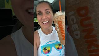 NEW DUNKIN PUMPKIN MUNCHINS DRINK #dunkindonuts #pumpkin