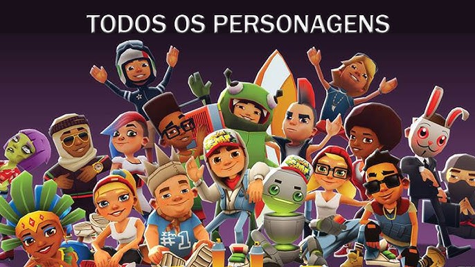 COMO TER TODOS OS PERSONAGENS DO SUBWAY SURFERS DO SITE😱🔥 