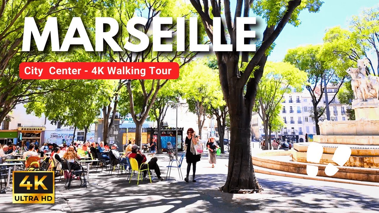 MARSEILLE 🛍️😎Shopping Walking Tour en centre-ville [4K UHD] FRANCE
