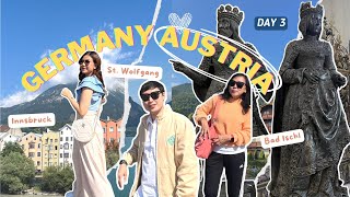 Family Road Trip in Austria | 3 Cities in 1 Day Innsbruck St.Wolfgang Candy House | Somewhere We Go