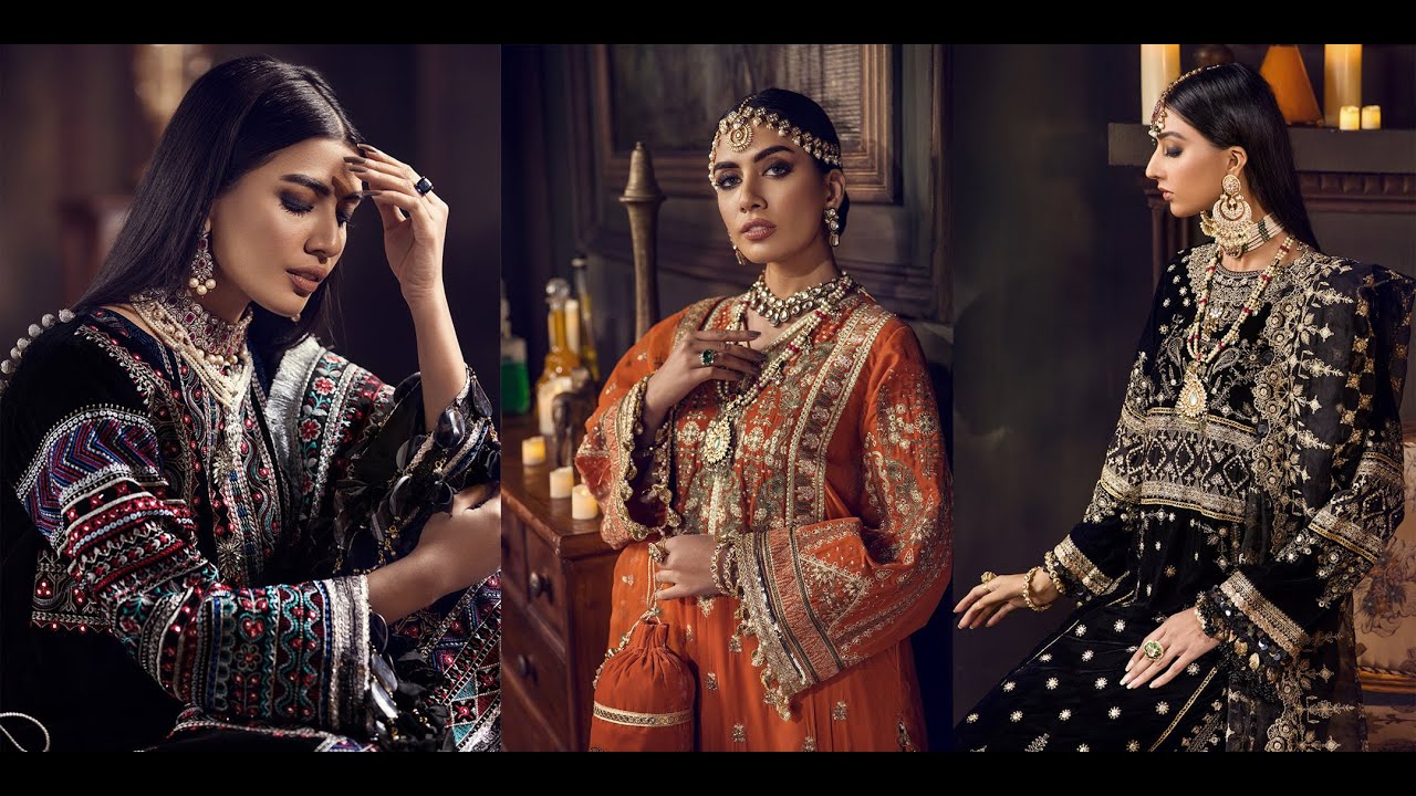 Ittehad Velvet Collection 2021 | New Velvet Dress Design 2021 | Velvet Party Wear Suit Design