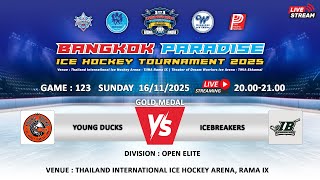 YOUNG DUCKS vs ICEBREAKERS | OPEN Elite | 3 ON 3 Bangkok Paradise | Game 123 Gold Medal screenshot 2
