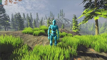 Made with Godot 4. Unreal Engine Like Large 3D Terrain. 3rd Person Open World Game Like Demo.