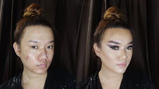 Foxy eyes makeup tutorial using Huda Beauty Rosegold Remastered!