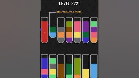 Water sort puzzle level 8221