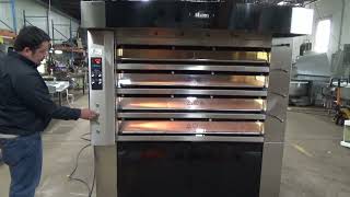 BEcom Mini Steam Tube Oven BE-MSTO-40, 12 pan, Running.
