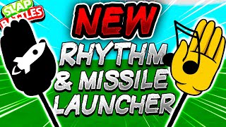 NEW RHYTHM Glove? ‍& MISSILE LAUNCHER? Glove in Slap Battles - Roblox