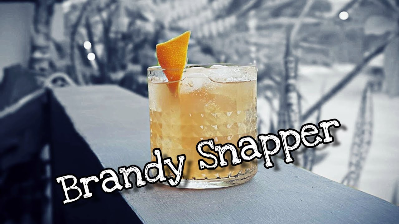 วิธีทำค็อกเทล Brandy Snapper ง่ายๆ (โคตรอร่อย)