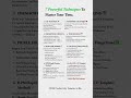 Here are 7 proven techniques to master your day 👇 #timemanagement #shorts #motivation #tips