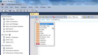 SQL Training Lecutre: create database & create table commands