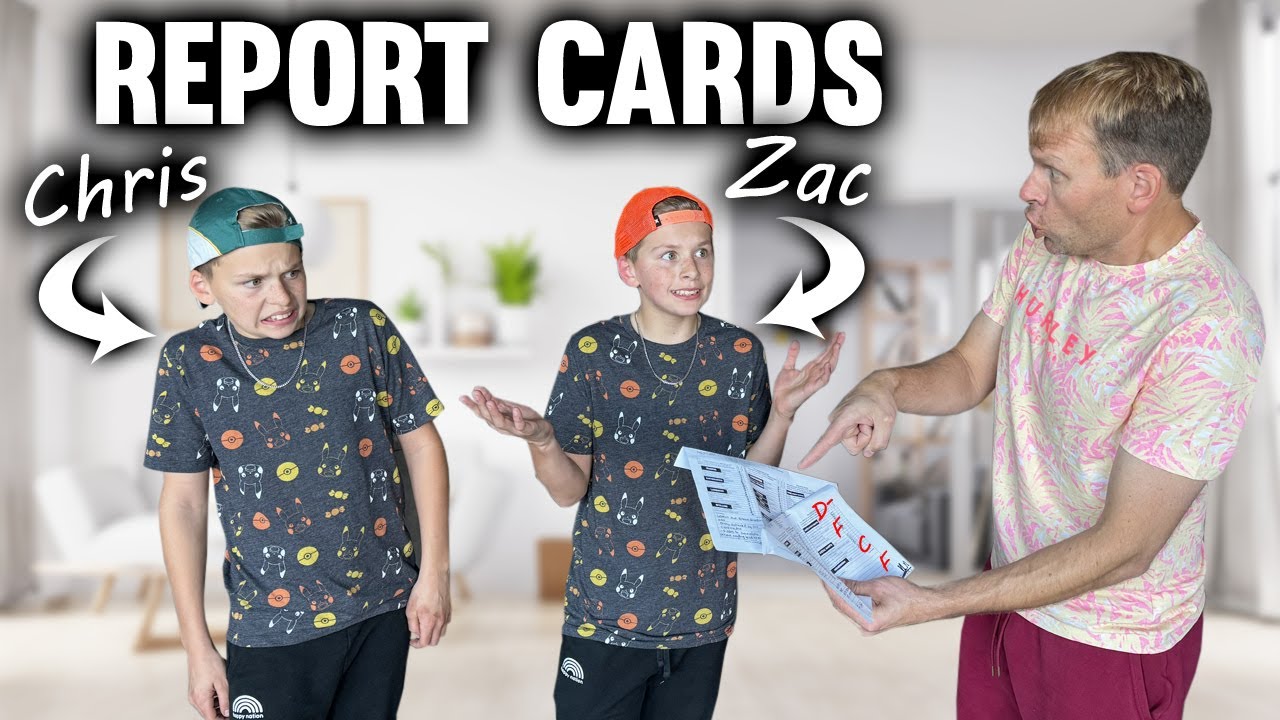 Shocking REPORT CARD Grades *Chris & Zac* YouTube