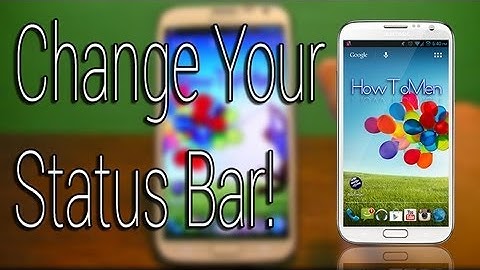 Customize your Android Status Bar! No Root Needed!
