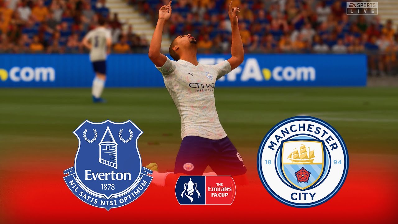 FIFA 21 - Everton vs Manchester City | Fa Cup Quarter-Final | Gameplay & Prediction | PC
