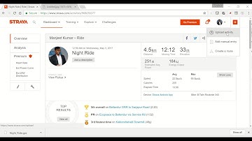 How to download GPX(the GPS eXchange Format) file from strava and Upload to Strava