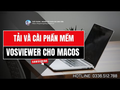 TẢI VÀ CÀI PHẦN MỀM VOSVIEWER CHO MACOS #thayphongnckhsinhvien mới nhất 2023