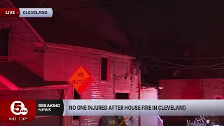House fire in Cleveland