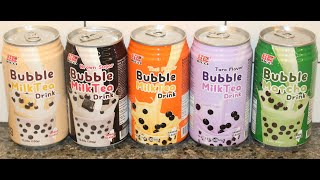 Rico Bubble Milk Tea: Classic, Brown Sugar, Thai, Taro & Bubble Matcha Drink Review