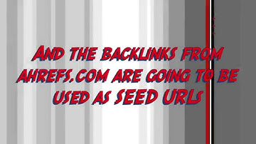 SEED List from Backlinks of an expired Domain ranking with Majestic Trust Flow TF