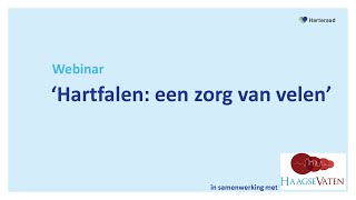 Webinar Hartfalen, een zorg van velen