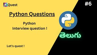 pythonstring questions pythonprogramming pythontelugu strings pythontutorial lists letsquest