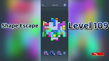 🔥 Shape Escape Level 109 Walkthrough | Can You Solve It? 🧠💥