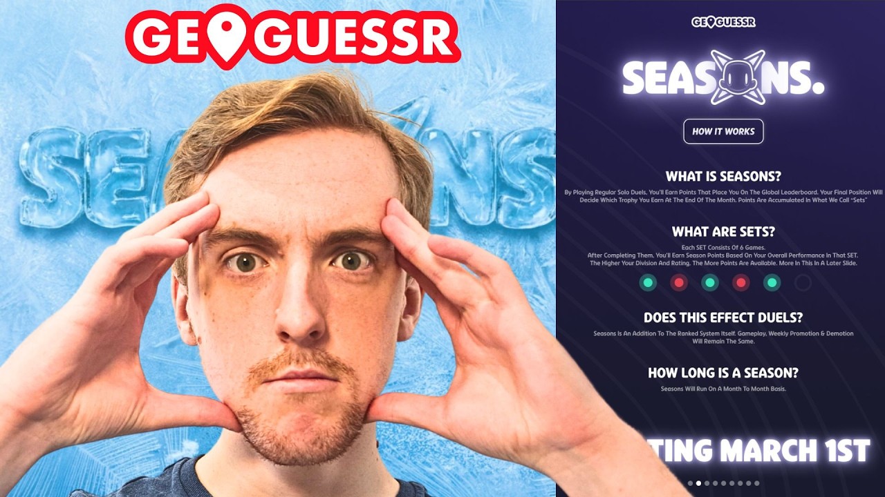 Сезоны соревновательного Geoguess R возвращаются! (Моя реакция)