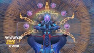 Overwatch - Zenyatta does +200 HP damage on a Genji