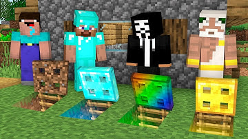 SECRET TRAPDOOR CHALLENGE! Minecraft NOOB vs PRO vs HACKER vs GOD! 100% TROLLING RAREST TRAP DOOR