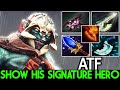 ATF [Huskar] Show His Signature Hero Imba Pure Spear Damage Dota 2