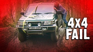 Funny Fail - Frontera gets stuck Off Road Driving at 4x4 Without a Club in Harbour Hill, Aldermaston