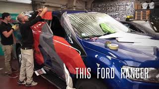 Ford Ranger Urban Camo Carwrap