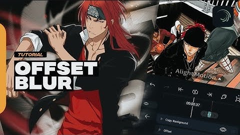 OFFSET DIRECTIONAL BLUR ON ALIGHT MOTION - Alight Motion Tutorial