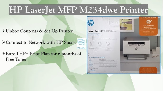 Imprimante multifonction HP LaserJet M234sdwe Laser - 6GX01E#B19–