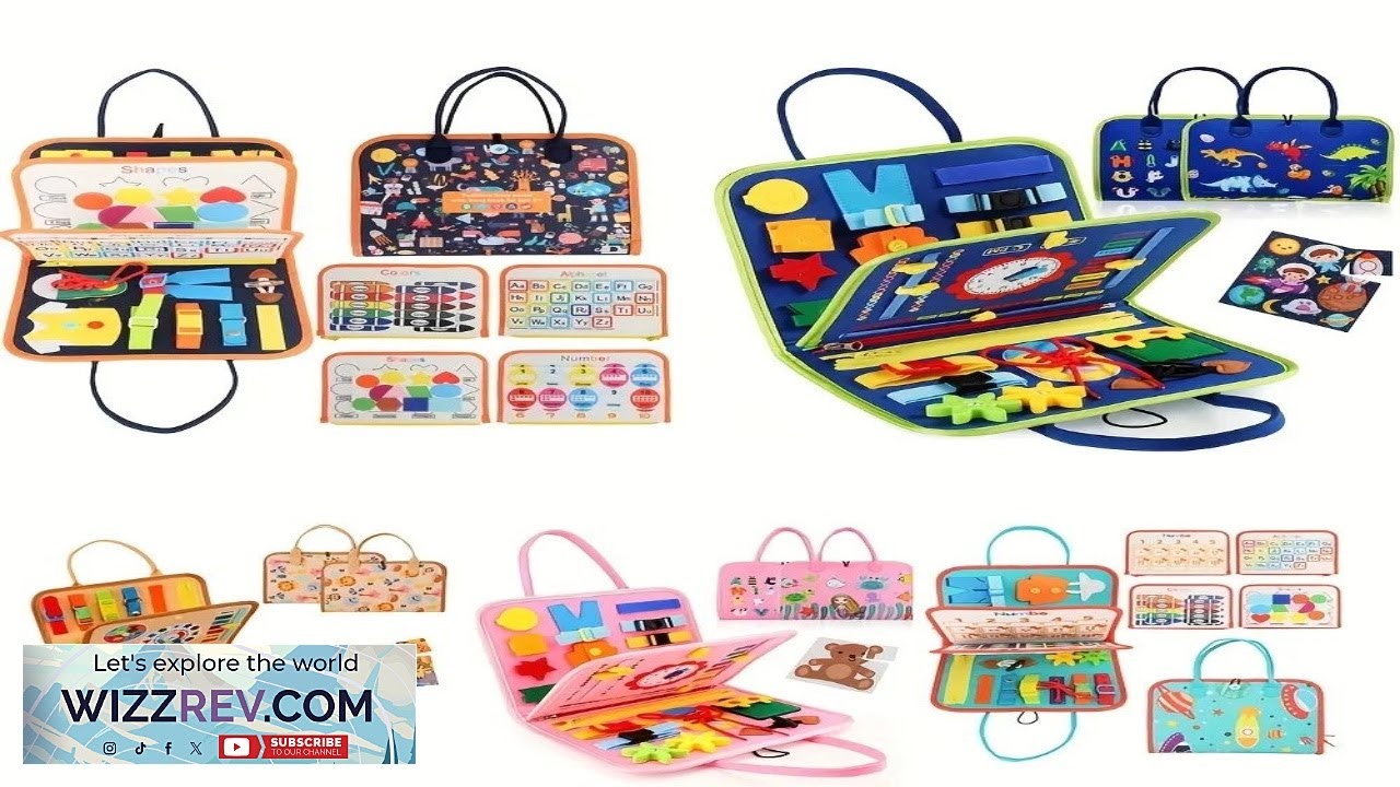 Бизиборды, игрушки Монтессори, подарки, сенсорные игрушки, развивающие игрушки для путешествий, д...