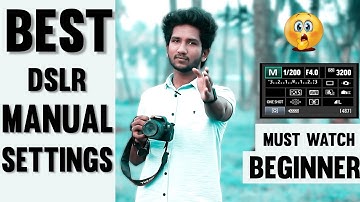 Best Manual Settings For Beginners | Outdoor | Tamil | Trending Photography #dslr #trending #tamil
