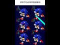 #spotthedifference#SonictheHedgehog #bluehedgehog comment your score , subscribe for more