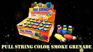 DM921 - Pull string color smoke grenade - Dominator Fireworks