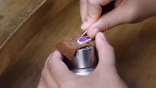 Using a Graver to Clean up a Textured Chunky Bezel Set Ring | | Metalsmith Academy