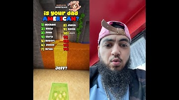 SHE GUESSED YOUR DADS NAME #shorts #duet #namechallenge