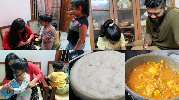 Me & Kids Went to Stay with Anusha at Amma's House - Vattayappam - Egg Drop Curry Recipe