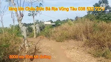 bán đất nền bà Rịa vũng tàu - bán 3sao1 đất rẫy có 50m đường giá 1tỷ 1sào ko thể rẻ hơn đầu tư OK