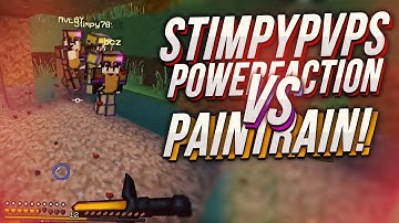 Minecraft HCF - STIMPYPVPS POWERFACTION VS PAINTRAIN!! ( Arcane Factions )