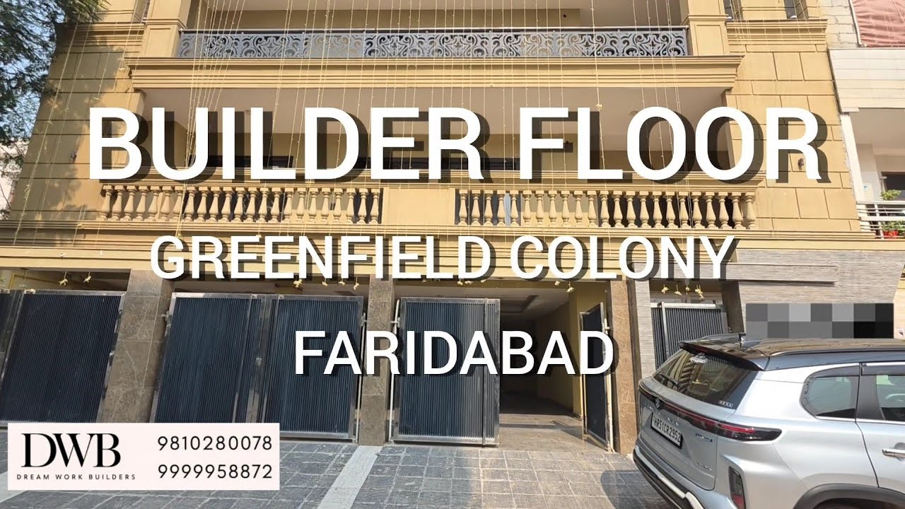 Detailed Tour of 5 BHK Floor, 566 Sq Yards in Greenfield Colony Faridabad Sector for sale