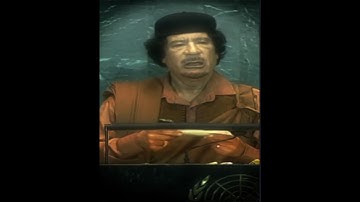 Muammar Mohammed Abu Minyar Gaddafi Edit on UN Council#muammargaddafi #gaddaf #libya#muammar_gaddafi