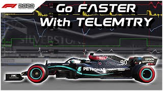LEARN from the FASTEST DRIVERS in the WORLD on F1 2020!! Using the TELEMETRY setting in F1 2020!!