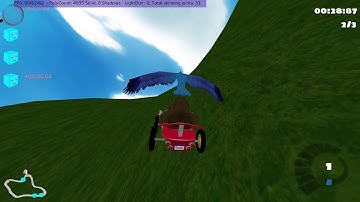 SuperTuxKart 0.9.3 What a mesh reverse