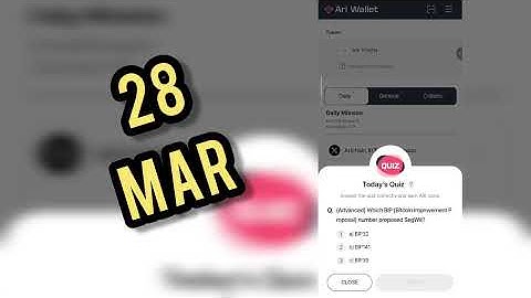 Ari Wallet Quiz Answer 28 March | Today Ari Wallet Quiz Answer | Ari Quiz | Ari Wallet | AGP