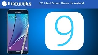 IOS 9 Lockscreen Theme For Android - Fliptroniks.com screenshot 3
