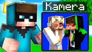 KAAN VE MELİSİ KAMERADA YAKALADIM -Minecraft